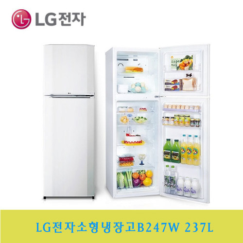 LG전자/ 엘지전자 소형냉장고 B247W 237L 2도여냉장고